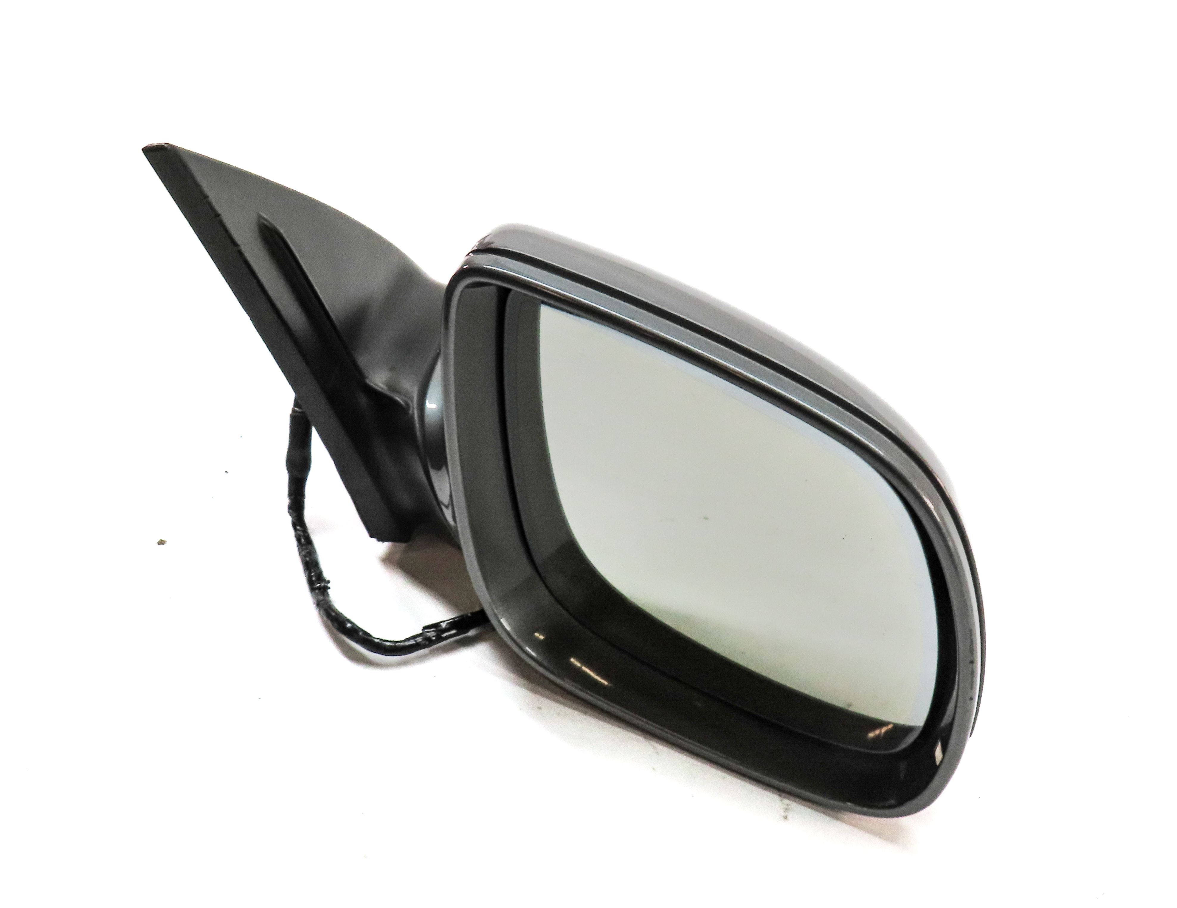 13-15 AUDI Q7 (4L) FRONT RIGHT PASSENGER HEATED BLIND SPOT DOOR MIRROR (Gray) — exact item pictured